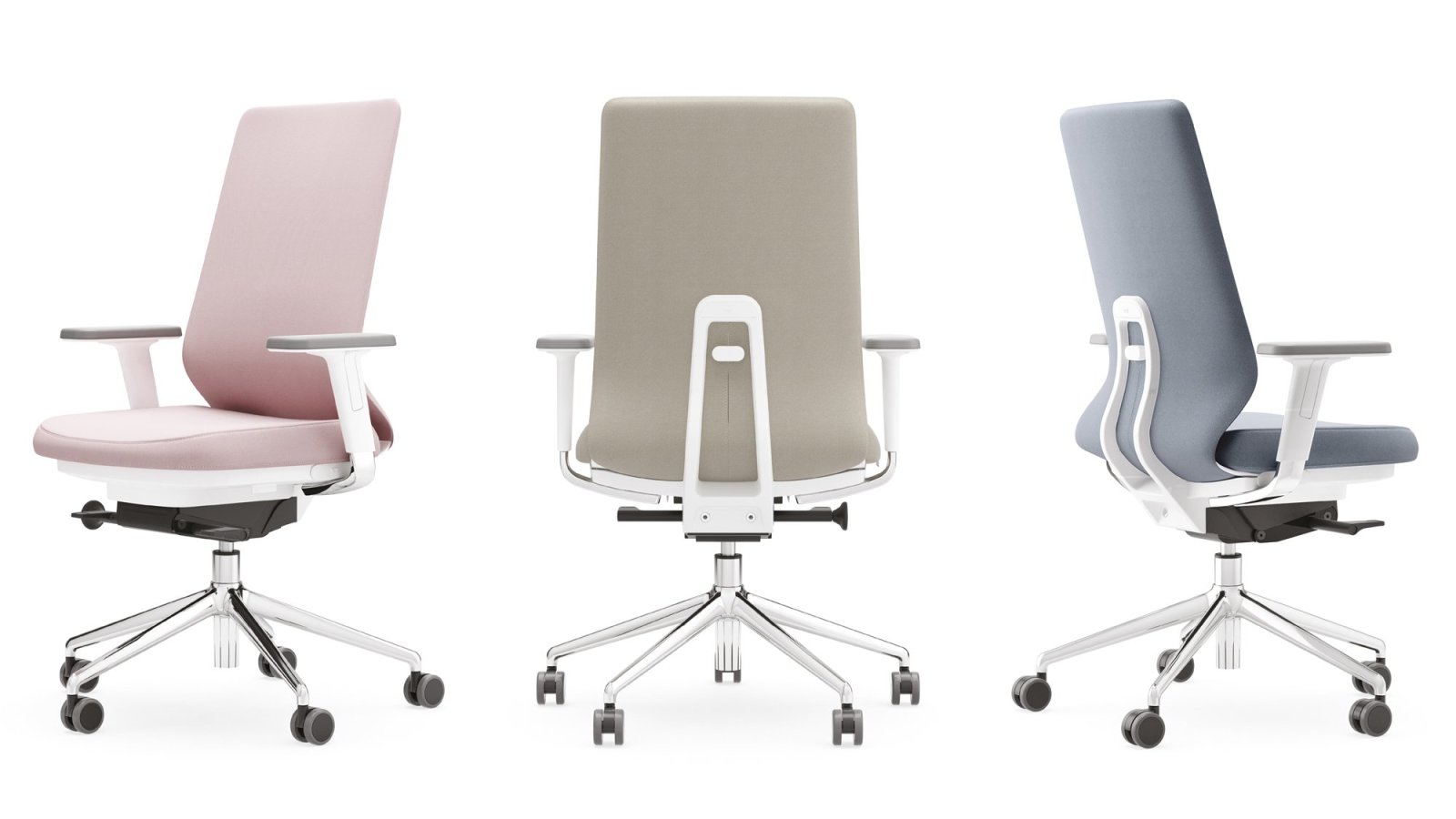 Ergonomische bureaustoelen Pyla van ICF op werkplekken