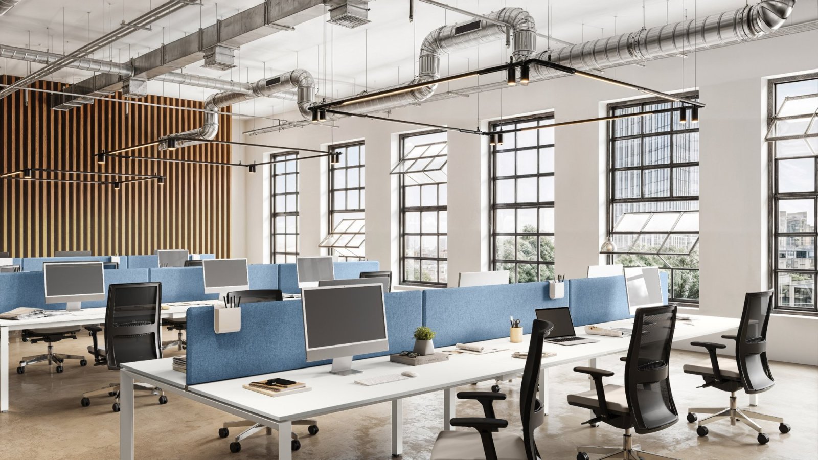 Los 5th Element-bureau op schuine schraagpoten
