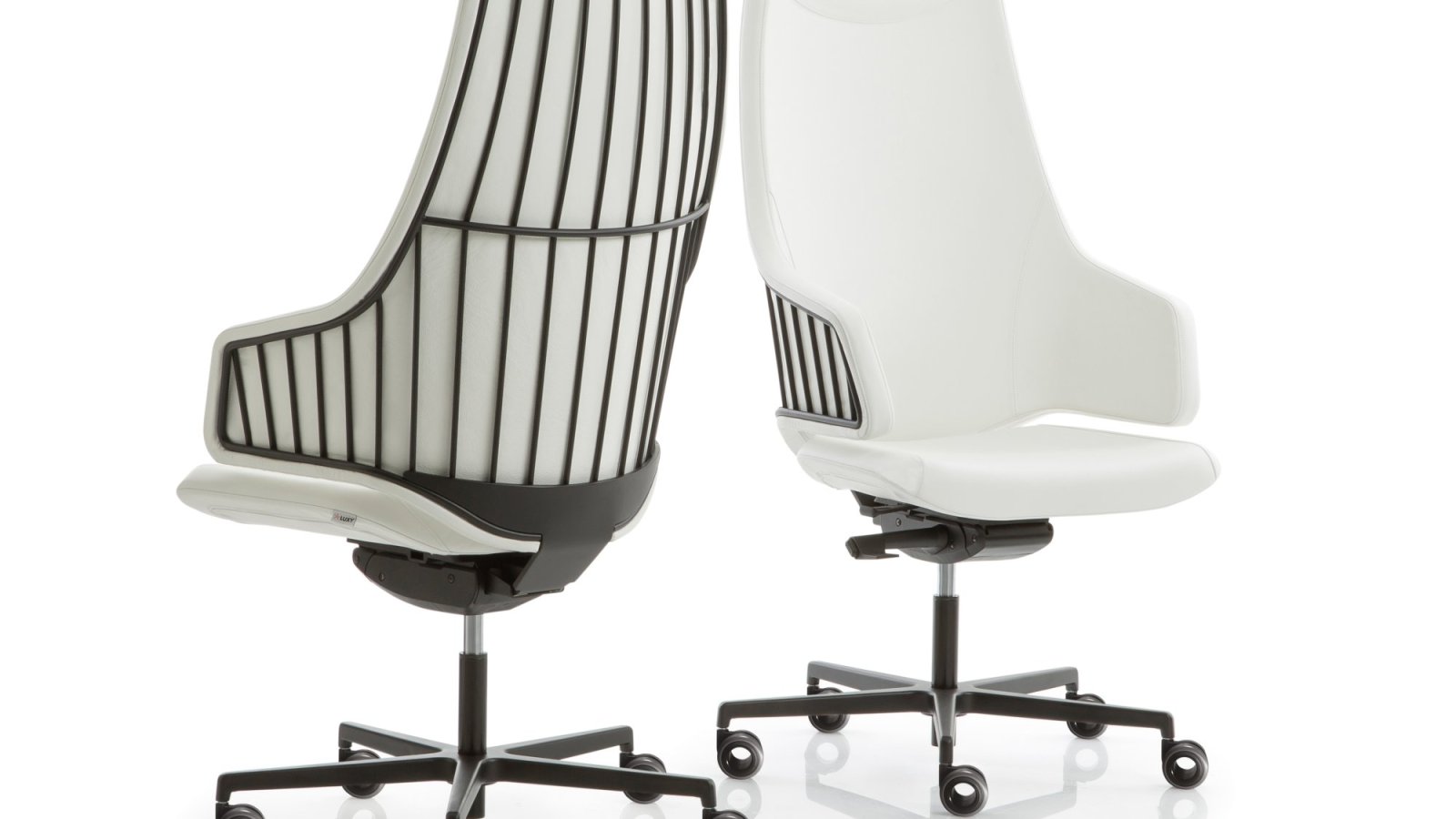 Directiefauteuil Italia van Luxy met hoge rugleuning