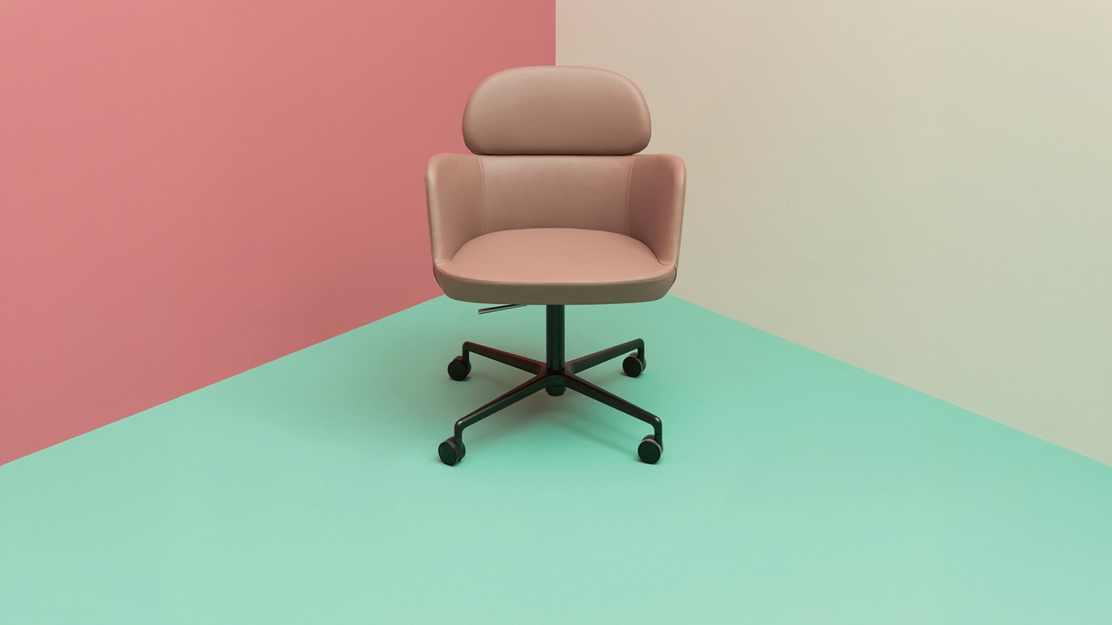 Vergaderstoelen Ester van Pedrali rond de vergadertafel