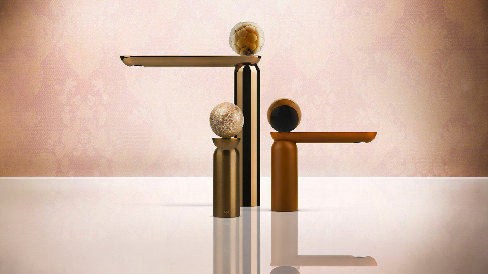 Plafonduitloop van de collectie Perle van Gessi