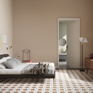 Tegel met patroon Corners, Mattonelle Margherita van Mutina, 20,5 x 20,5 cm