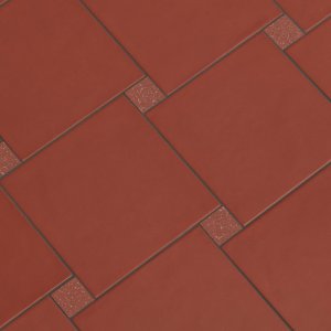 Time tegel Salta Red Rough van Mutina, ongeglazuurd porselein