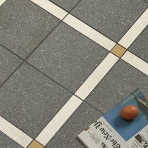 Time tegel Etna Black Smooth van Mutina, ongeglazuurd porselein