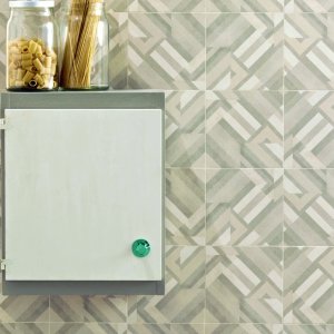 Toon op toon gelegde Azulej Bianco patronen