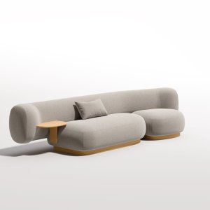 Loungebank Dorothea van LaCividina in een loungezone