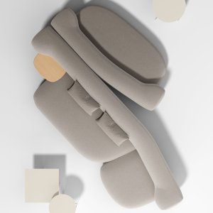 Dorothea van Andrea Steidl met dragende sculpturale rug