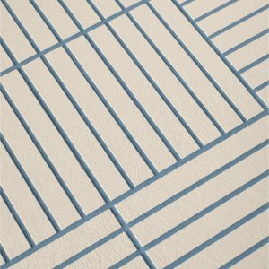 Fringe met contrasterende voeg