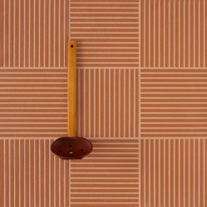 Receptie met keramisch Fringe-tapijt