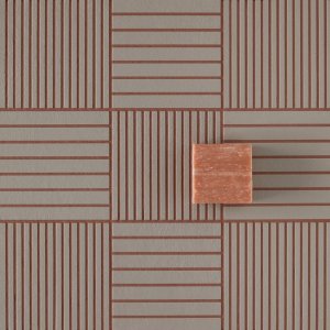 Vloer van porselein Fringe 12x12