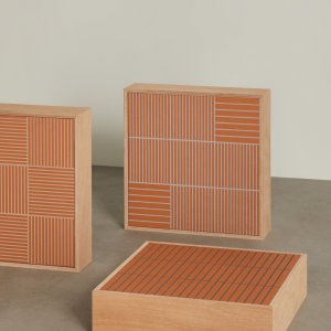 Keuken met Fringe-porseleinvloer