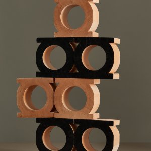 Los Jali Neutro element in geëxtrudeerde terracotta