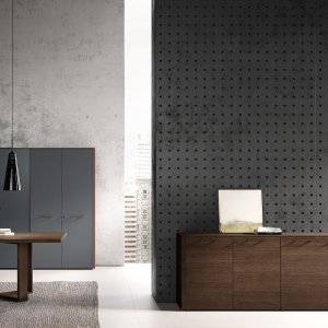 Vierkante Arche tafel op lichte eiken portalen