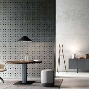 Tweekleurig Arche dressoir met grijze deuren