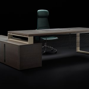 Hoog scherm van 50 cm op een Arche dressoir