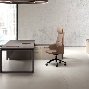Directiebureau Arche van Bralco met eiken blad en omlopende lijst