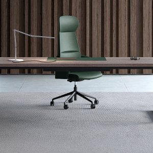 Frontscherm van 30 cm op een Arche bureau
