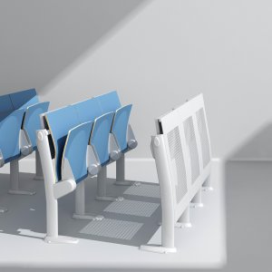 Hoorcollegezaal ingericht met Ares Line meubilair