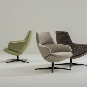 Onderdelen van de fauteuil apart getoond