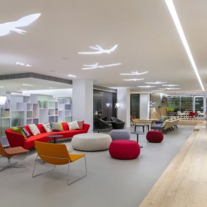 Hoekige Loop compositie om een hoek