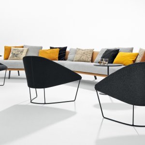 Wachtruimte ingericht met Colina fauteuils