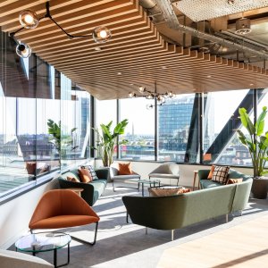 Arper Loop als royale sofa in de woonkamer
