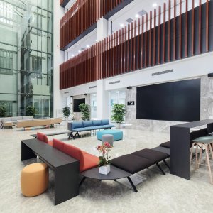 Kiik compositie in 120 graden met verbindertafel