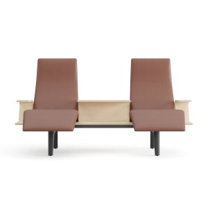 Pausit Lounge met twee chaise longue-modules en tussentafel