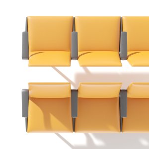 Zitmodule Pausit in eiken-effect laminaat, onbeklede uitvoering
