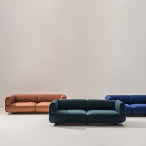 Diepe zitkussens van de loungecollectie Shaal