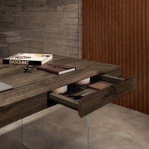 Modern directiebureau Air van LAGO in glas en hout