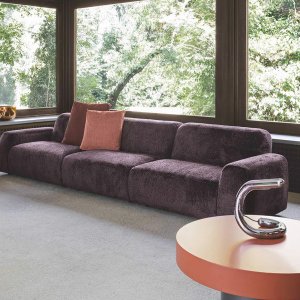 Banken & loungemeubilair: Cloud van Flexteam als hoekopstelling in een lounge