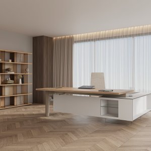 Salontafel Cloud 47 × 47 cm van gehard glas, 36 cm hoog