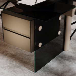 Salontafel Cloud 120 × 60 cm naast de fauteuils van de directie