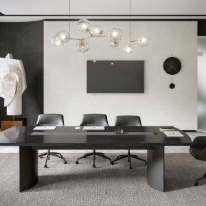 Consolekast Mithos met LED-spots in het bovenblad