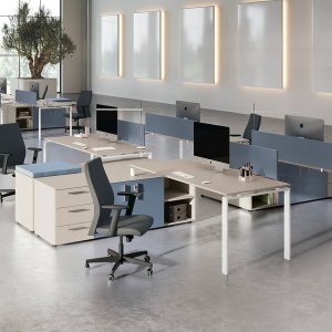 Geluidsabsorberend scherm van de serie Loft