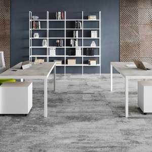 Melaminen blad van het D1 bureau