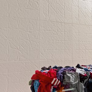 De drie Folded-patronen willekeurig gemengd gelegd