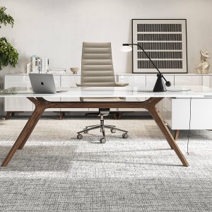Design bureau DR van Frezza met wit gelakt massief houten frame