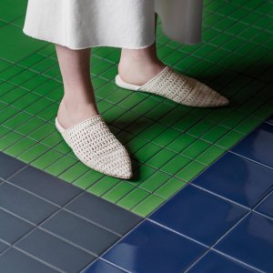 Din-tegels in de kleur White