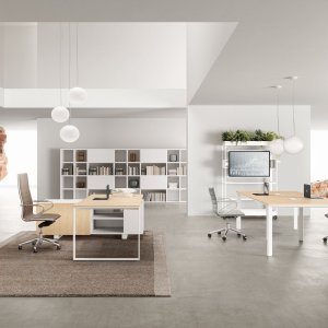 Directiekamer ingericht met de Planeta collectie
