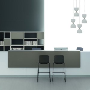 Receptiebalie Qubo in compositie 5 met omkeerbare zijden