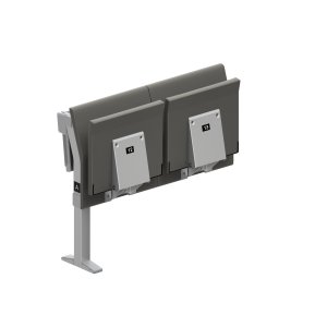 Opbergmand onder de E5000-bank