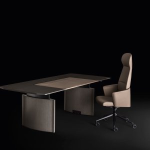 Directiekamer met Eleva bureau en bijpassende kastenwand