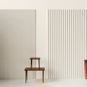 Rombini-wand met Pico-vloer van Mutina zoals in de catalogus