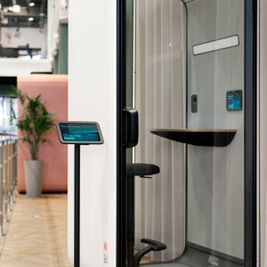 Gegoten aluminium handgreep van de Framery One