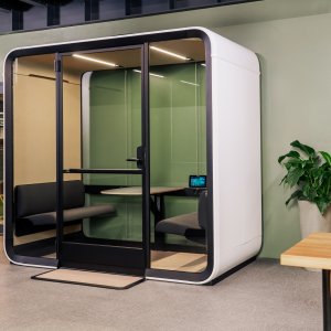 Gerecyclede PET-panelen in de Framery Four