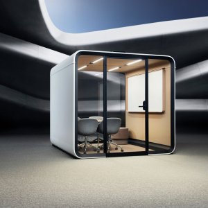Eigen stoelen rond de tafel van de Framery Six