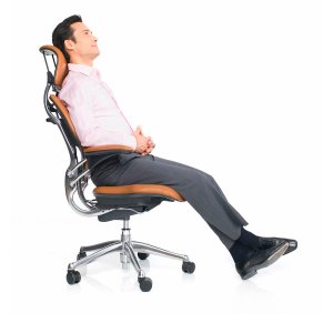 Freedom van Humanscale aan een directiebureau