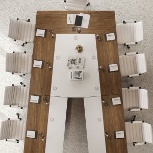 Kamerscherm met kapstokhaken uit de Mux70 collectie